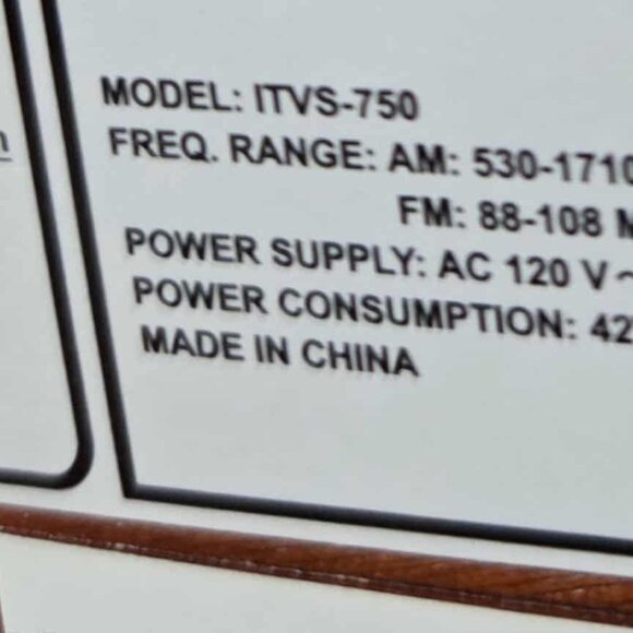 Innovative Technology ITVS-750 Record Player wIth CD Recorder - Picture 4 of 4